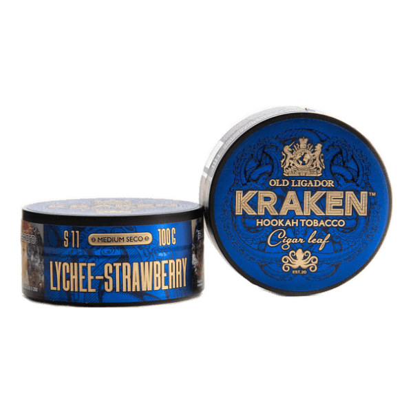 Табак Kraken Medium Seco Lychee strawberry (Личи и клубника) 100 гр в Самаре