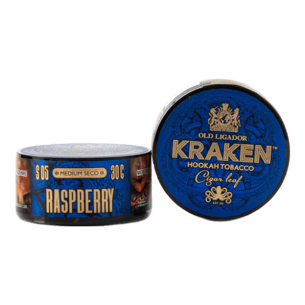 Табак Kraken Medium Seco Raspberry (Малина) 30 гр в Самаре