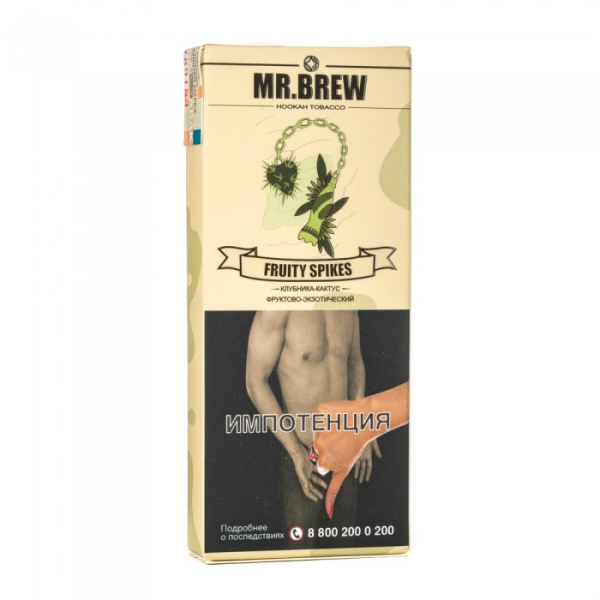 Табак Mr Brew Fruity Spikes (Клубничный сок с кактусом и фейхоа) 40 гр в Самаре