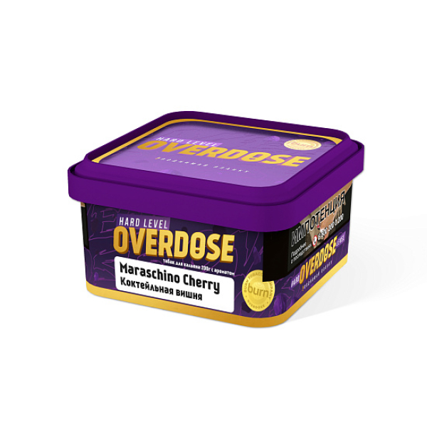 Табак OVERDOSE Maraschino Cherry (коктейльная вишня) 200 гр в Самаре