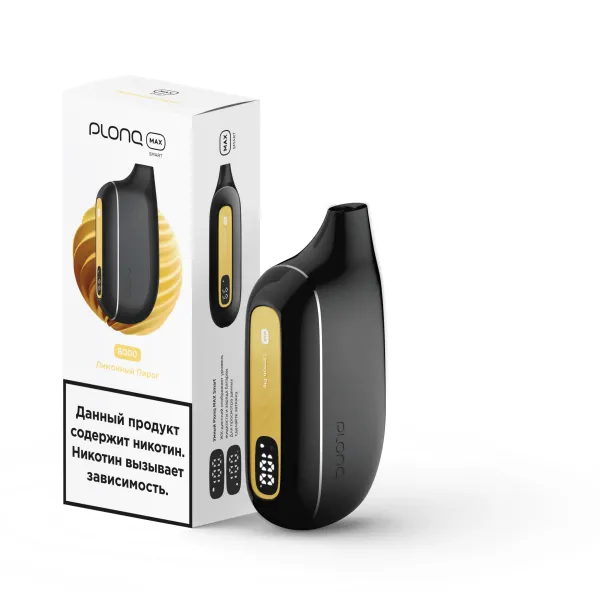 Plonq Max Smart Лимонный Пирог (8000 Затяжек) 20 Мг в Самаре