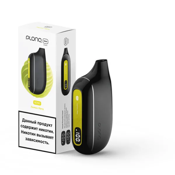 Plonq Max Smart Лимон Мята (8000 Затяжек) 20 Мг в Самаре