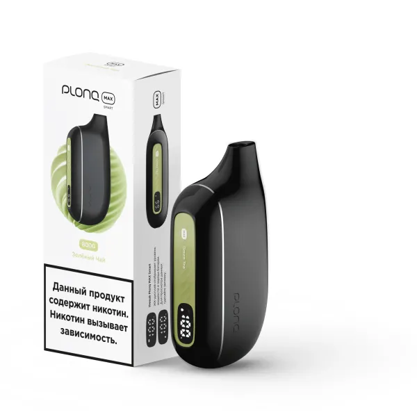 Plonq Max Smart Зеленый Чай (8000 Затяжек) 20 Мг в Самаре