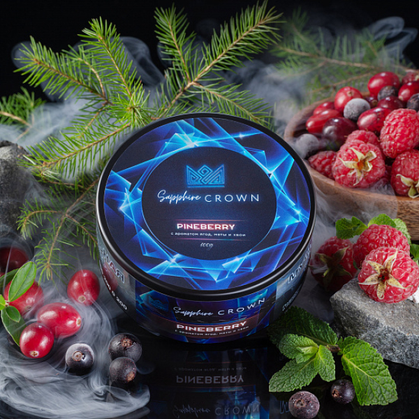Табак Sapphire Crown Pineberry (Ягоды хвоя Мята) 100 гр в Самаре
