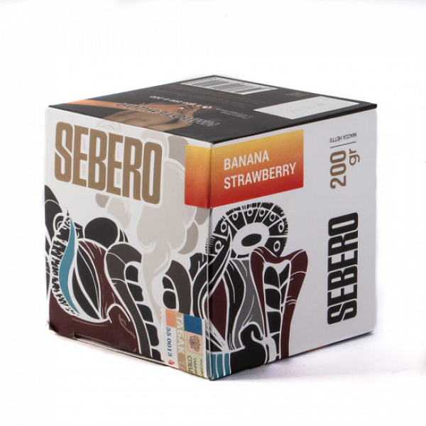 Табак SEBERO BANANA STRAWBERRY 200 грамм в Самаре