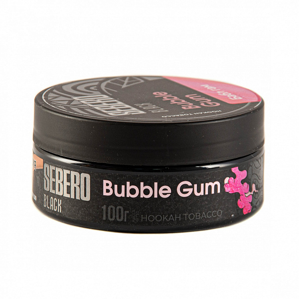 Табак SEBERO BLACK BUBBLE GUM 100 гр в Самаре