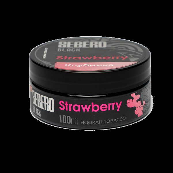 Табак SEBERO BLACK STRAWBERRY 100 гр в Самаре