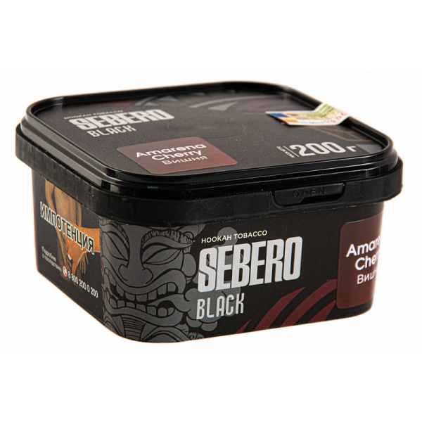 Табак SEBERO BLACK AMARENA CHERRY 200 гр в Самаре