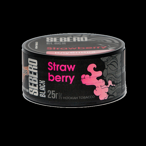 Табак SEBERO BLACK STRAWBERRY 25 гр в Самаре
