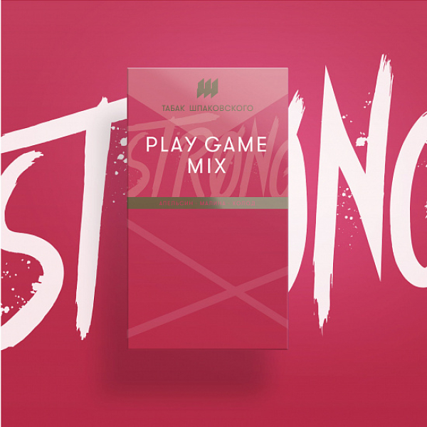 Табак Шпаковского Strong Play game mix (Апельсин Малина Холод) 40 гр в Самаре