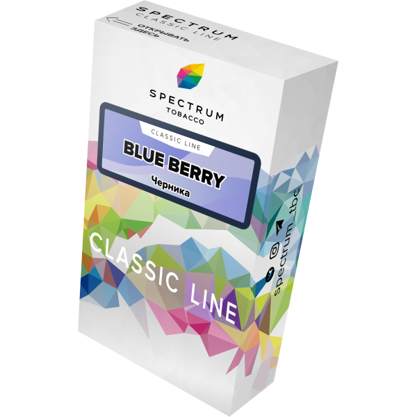 Табак Spectrum Classic blue berry 40 грамм в Самаре