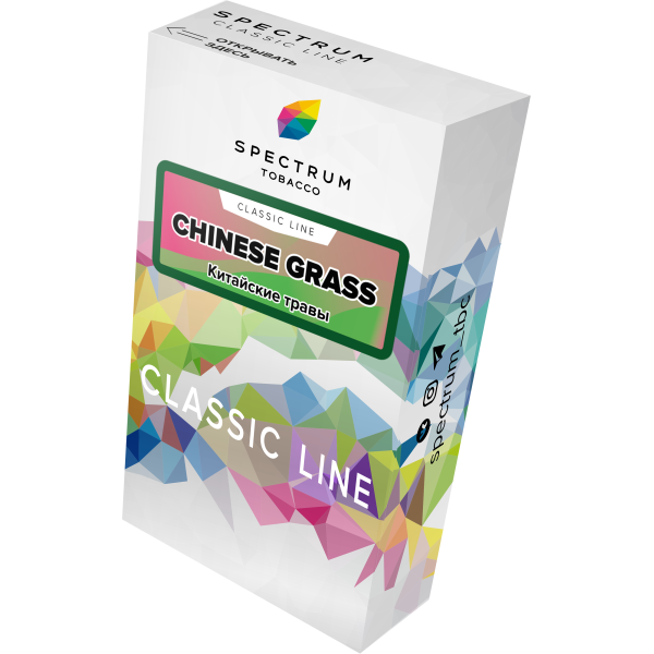Табак Spectrum Classic chinese grass 40 грамм в Самаре