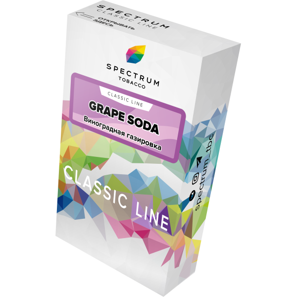 Табак Spectrum Classic grape soda 40 грамм в Самаре