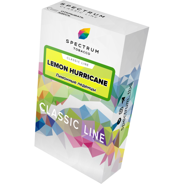 Табак Spectrum Classic lemon hurricane 40 грамм в Самаре