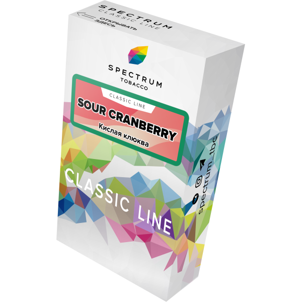 Табак Spectrum Classic sour cranberry 40 грамм в Самаре