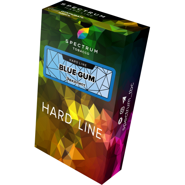Табак Spectrum Hard blue gum 40 грамм в Самаре