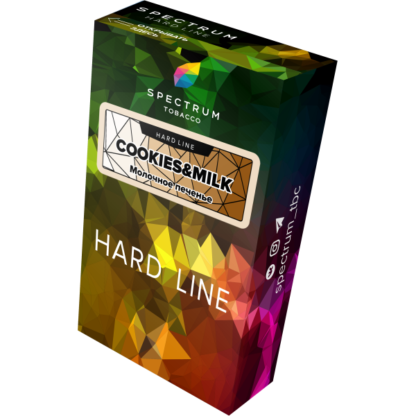 Табак Spectrum Hard cookies milk 40 грамм в Самаре