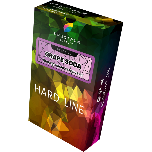 Табак Spectrum Hard grape soda 40 грамм в Самаре
