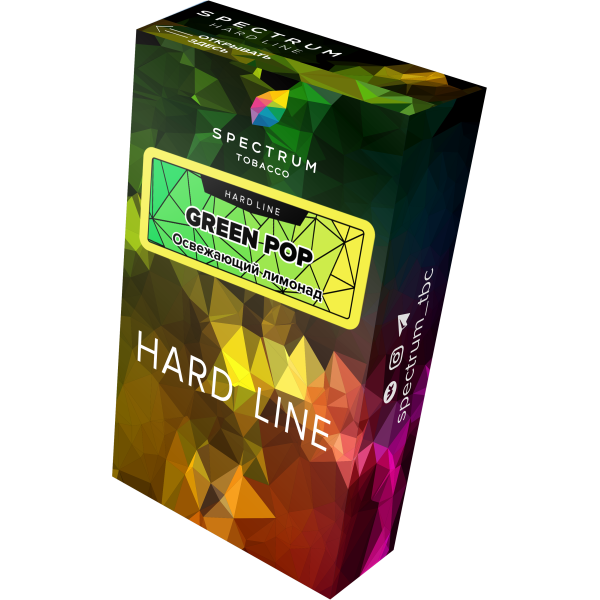 Табак Spectrum Hard green pop 40 грамм в Самаре