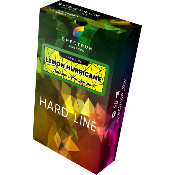 Табак Spectrum Hard lemon hurricane 40 грамм в Самаре