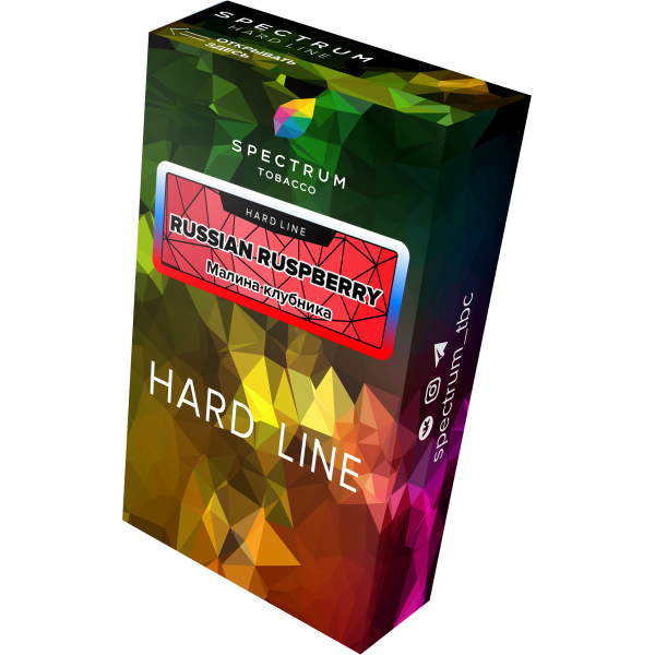 Табак Spectrum Hard russian raspberry 40 грамм в Самаре