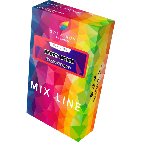 Табак Spectrum Mix Line Berry Bomb 40 грамм в Самаре