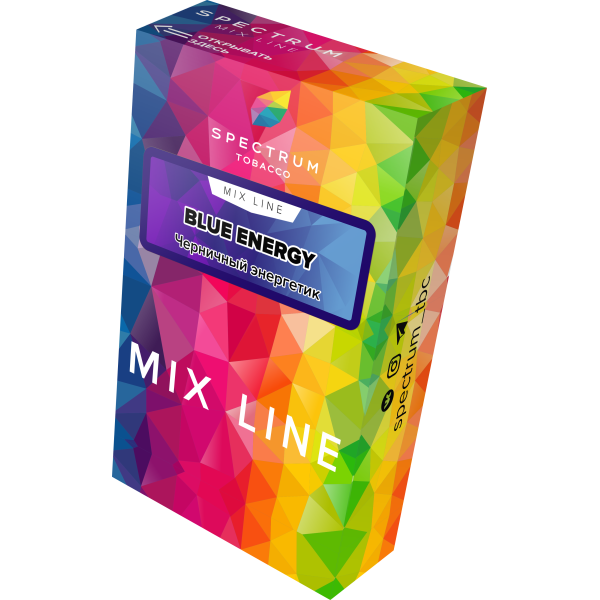 Табак Spectrum Mix Line Blue Energy 40 грамм в Самаре