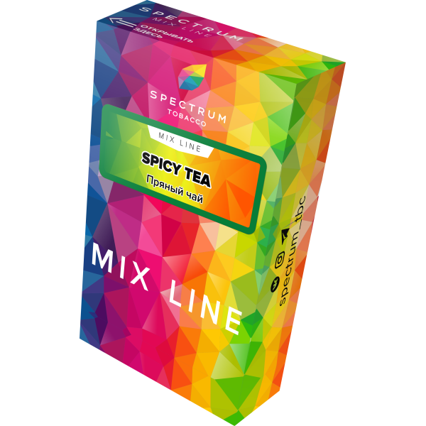 Табак Spectrum Mix Line Spicy Tea 40 грамм в Самаре