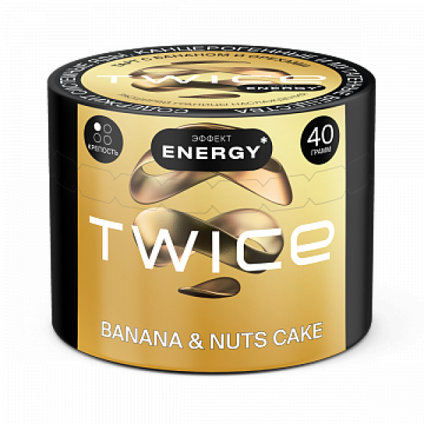 Табак TWICE Banana Nuts Cake (Пирог с бананом и орехами) 40 гр в Самаре