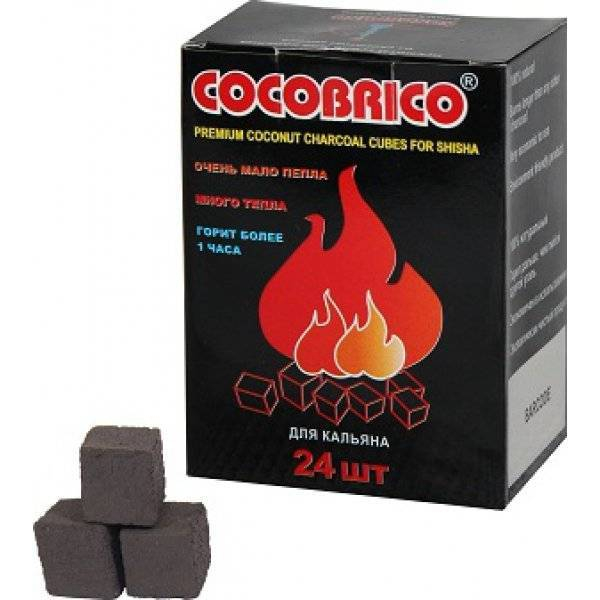 Уголь для кальяна CocoBrico 24 кубика в Самаре
