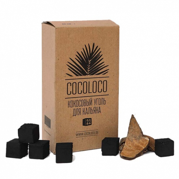 Кокосовый уголь Cocoloco 22мм в Самаре