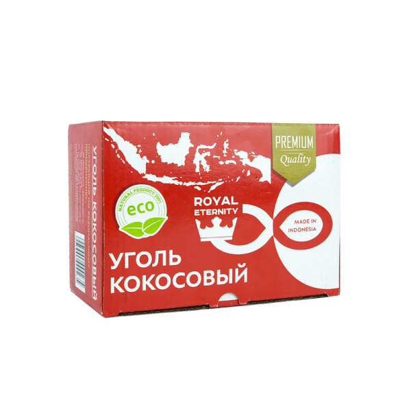 Кокосовый уголь Royal Eternity для кальяна (25 мм, 72 шт) в Самаре