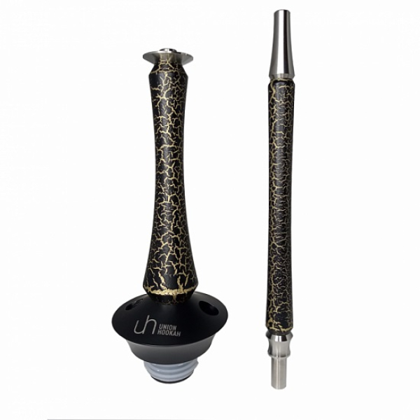 Кальян Union Hookah Sleek Кракле золотой в Самаре