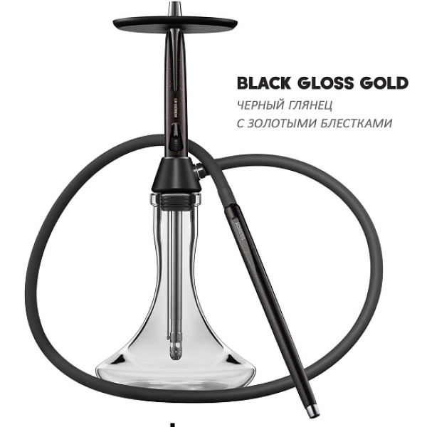 Кальян Koress K3 Black Gloss (Черный,Золотой, 48 см) в Самаре