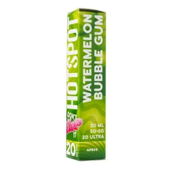 Жидкость HOTSPOT Chow Ultra Watermelon Bubble Gum 30 мл в Самаре
