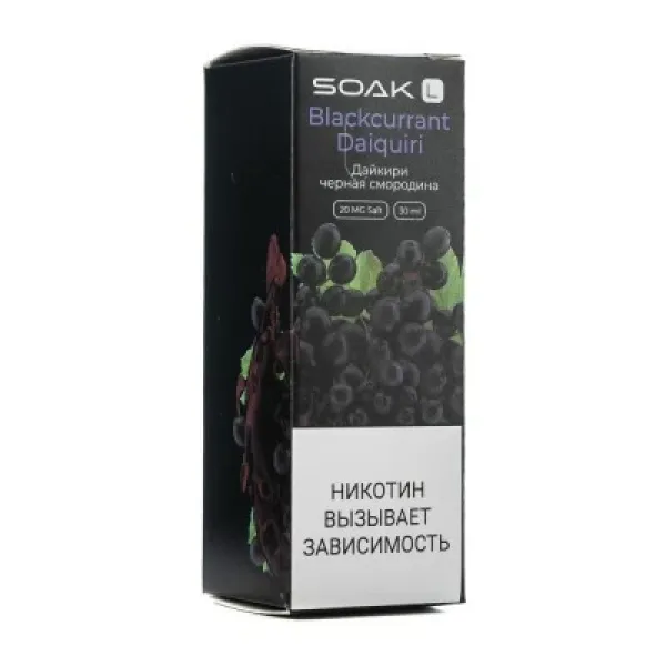 Жидкость SOAK L Blackcurrant Daiquiri 30 мл в Самаре
