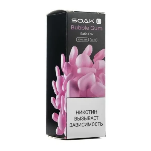 Жидкость SOAK L Bubble Gum 30 мл в Самаре