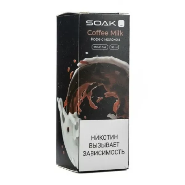 Жидкость SOAK L Coffe Milk 30 мл в Самаре