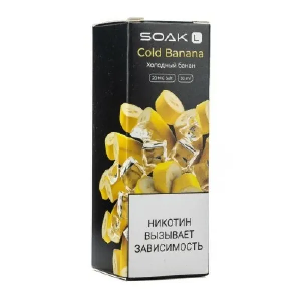 Жидкость SOAK L Cold Banana 30 мл в Самаре