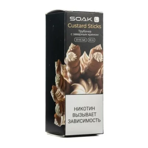 Жидкость SOAK L Custard Sticks 30 мл в Самаре