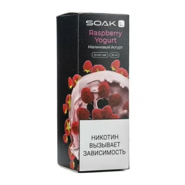 Жидкость SOAK L Raspberry Yogurt 30 мл в Самаре