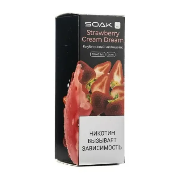Жидкость SOAK L Strawberry Cream Dream 30 мл в Самаре