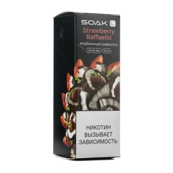 Жидкость SOAK L Strawberry Raffaello 30 мл в Самаре