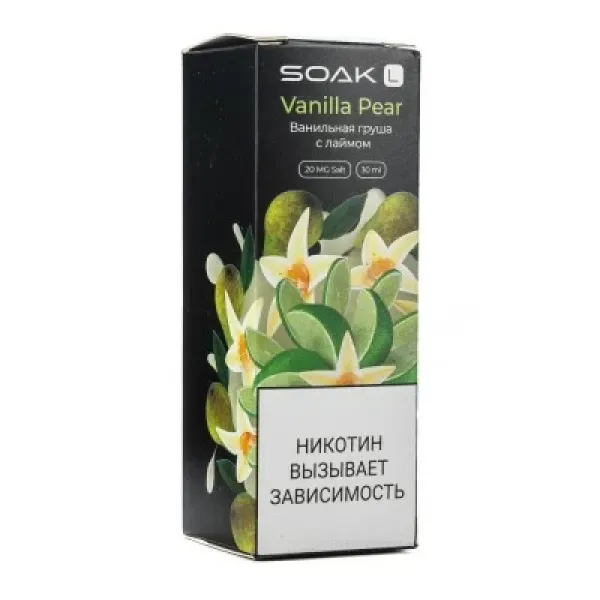 Жидкость SOAK L Vanilla Pear 30 мл в Самаре