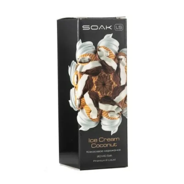 Жидкость SOAK LS Ice Cream Coconut 30 мл в Самаре