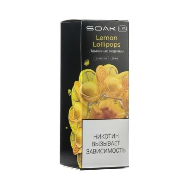 Жидкость SOAK LS Lemon Lollipops 30 мл в Самаре