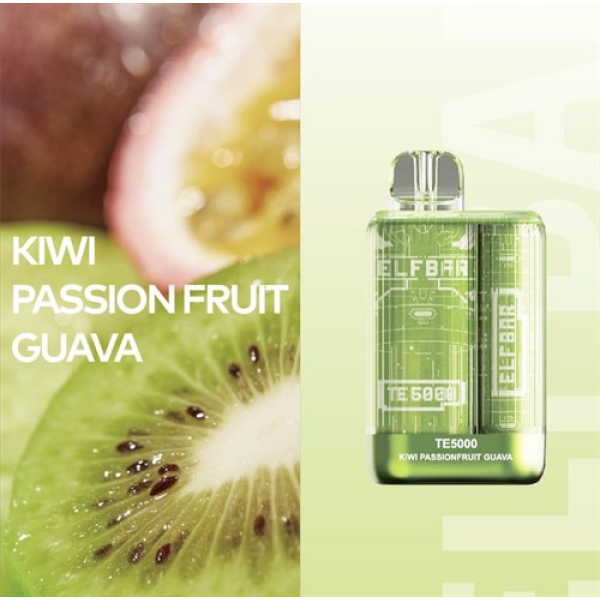 Elfbar TE5000 Kiwi Passion fruit Guava, 5000 тяг в Самаре