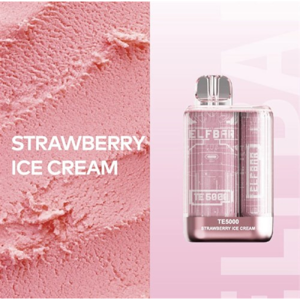 Elfbar TE5000 Strawberry Ice Cream, 5000 тяг в Самаре