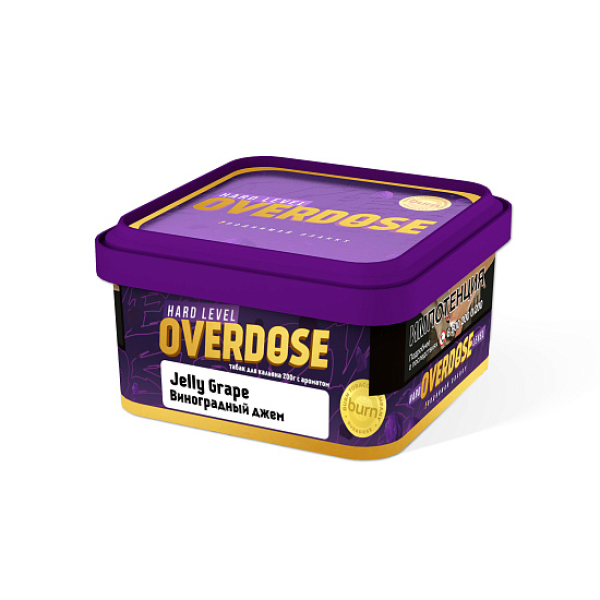 Табак OVERDOSE JELLY GRAPE  200 грамм в Самаре