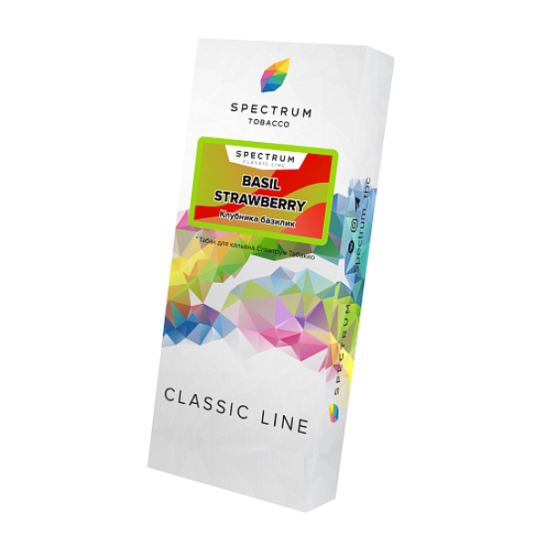 Табак SPECTRUM BASIL STRAWBERRY  100 грамм в Самаре